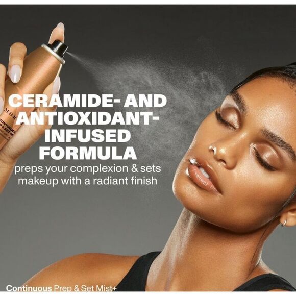 Morphe Continuous Prep & Set Mist Hydrating  Spray Ceramides & Antioxidants NIB - Picture 5 of 6